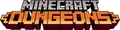 Minecraft Dungeons in‑game logo