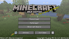 Java Edition w12a Official Minecraft Wiki