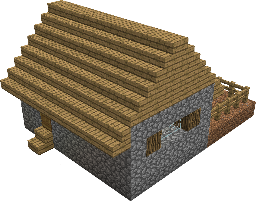 minecraft village building butcher