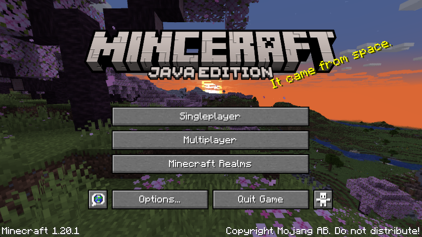 Missing the old Minecraft Java Edition Title, I created a Resource Pack  with modified shader code to bring it back! : r/Minecraft