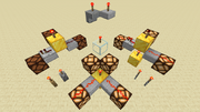 Redstone torch as power source