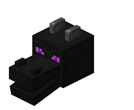 minecraft ender dragon head