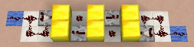 Mechanics Redstone Transmission Circuit Official Minecraft Wiki A transmission circuit is a redstone circuit which allows redstone signals to move from one place to another. mechanics redstone transmission circuit