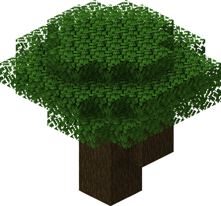 transparent minecraft normal tree