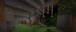 Oficiální náhled pro snapshot 18w46a ukazující lucerny.[1]