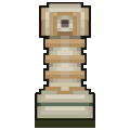 An animated icon representing a blast tower.