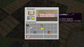Updated enchant screen. Note that gold ingots was required.