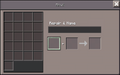 The Anvil GUI for "Minecraft Pocket Edition"