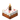 Brown Candle Cake (lit) JE2