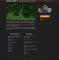 Minecraft's website prior to May 2, 2016.