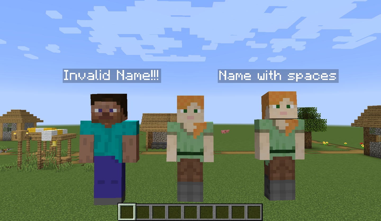 What is the title of this picture ? 最高のコレクション all minecraft name tag tricks 973036-Minecraft name tag