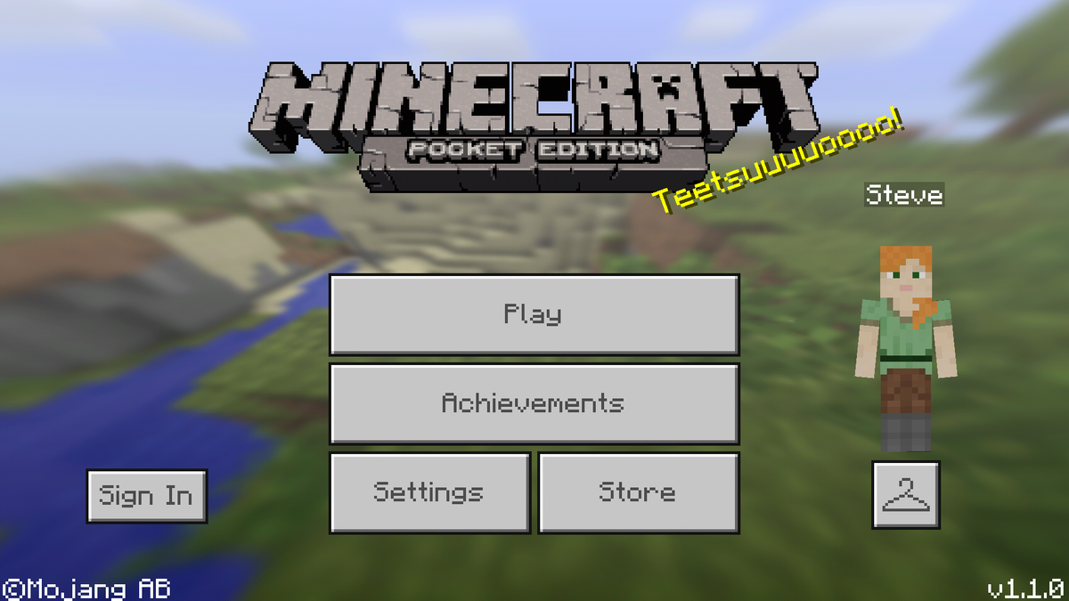 Pocket Edition 1 1 0 Official Minecraft Wiki