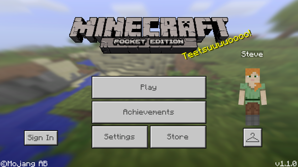 Pocket Edition 1.1.0 Official Minecraft Wiki