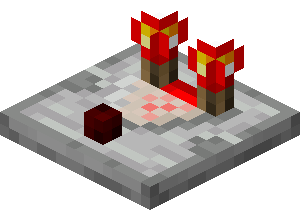 Powered Redstone Comparator