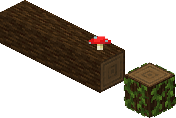 Spruce Wood Block in Minecraft