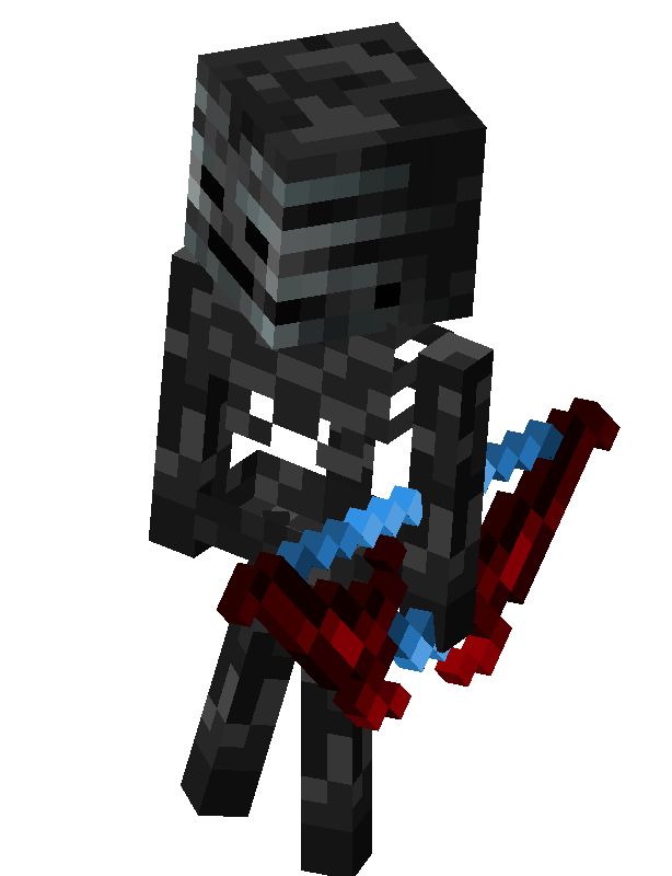 Wither Skeleton: Ender Armor Variant Minecraft Skin