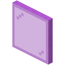 Magenta Stained Glass Pane