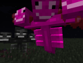 The pink wither next to a wither.