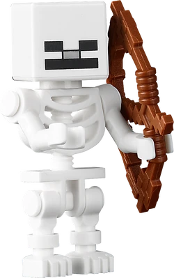 Lego Minifigure de Squelette de Minecraft avec Épée 