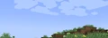 The sky in a plains biome.