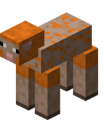 Sheared Orange Sheep