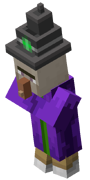 A Witch as it appears in Minecraft Dungeons.