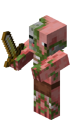 A zombie pigman, as of texture update.