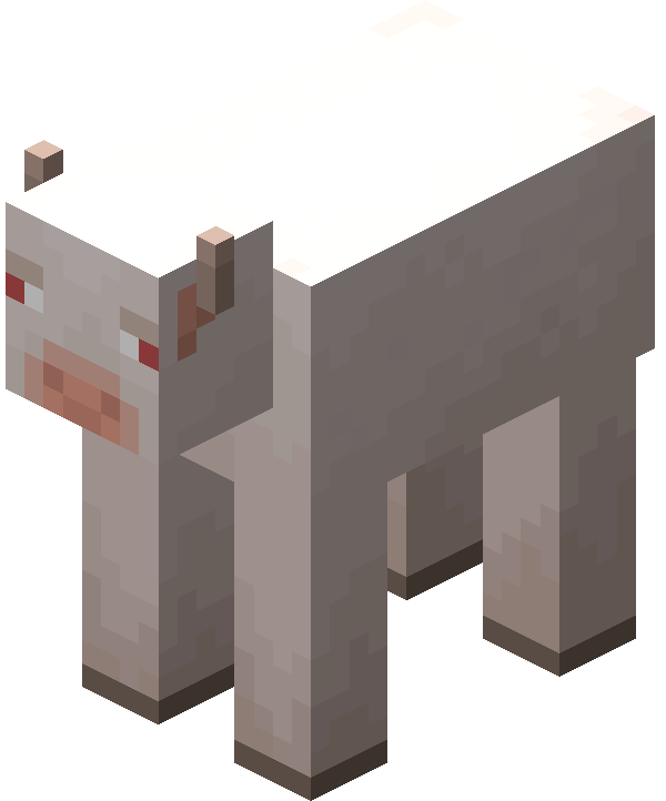 minecraft white cow skin