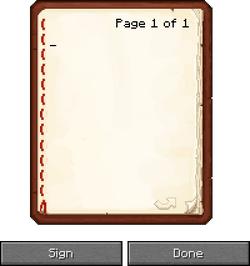 Book And Quill Official Minecraft Wiki Book And Quill Official Minecraft Wiki