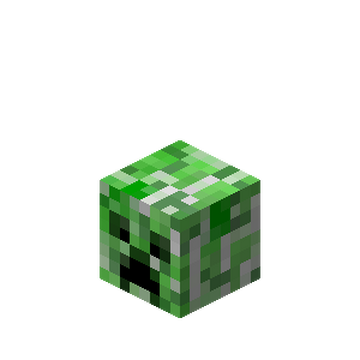Placa Decorativa Pixel Creeper Minecraft