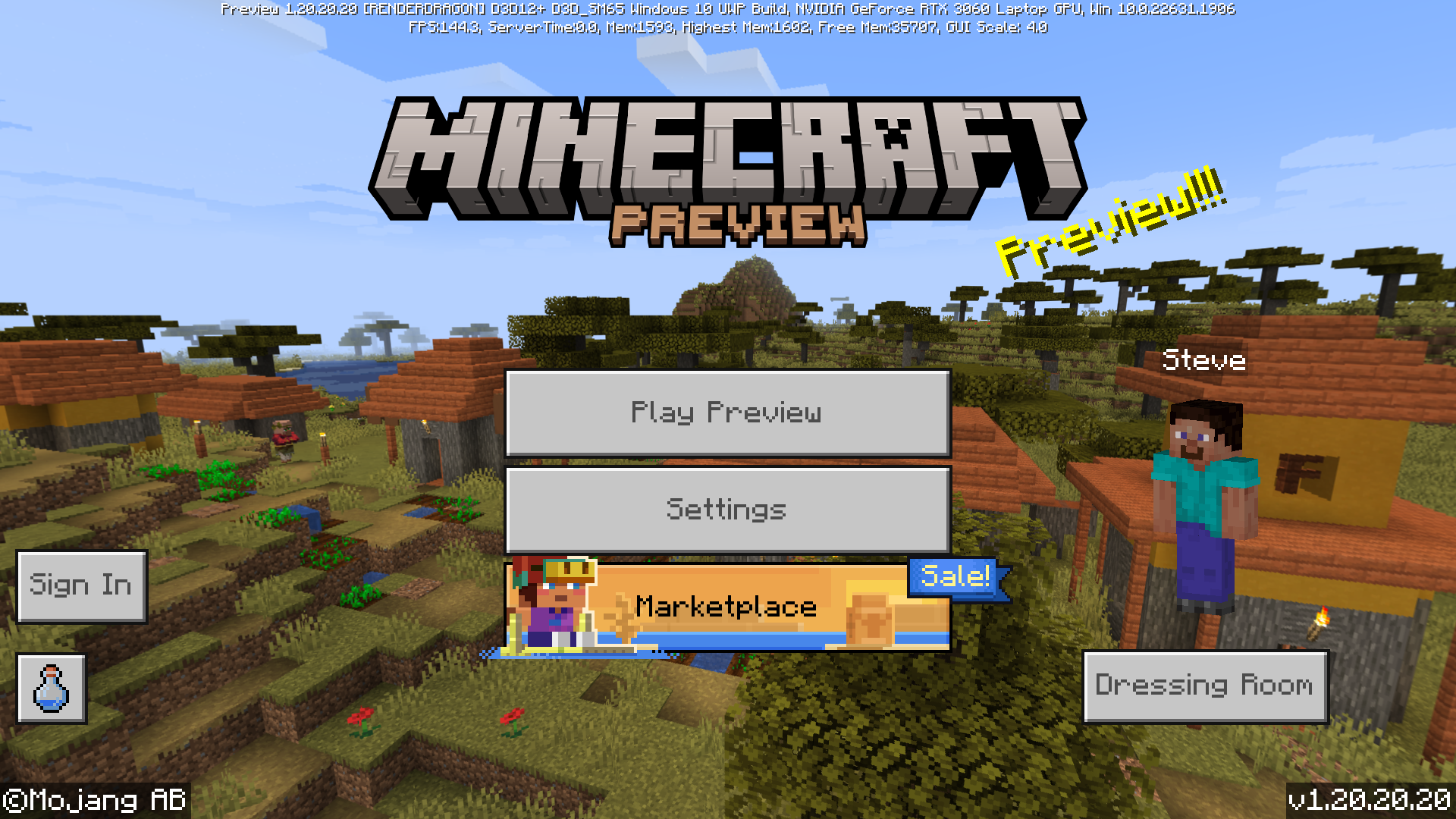 Minecraft Preview 1.19.50.20 improves vanilla parity and Spectator Mode