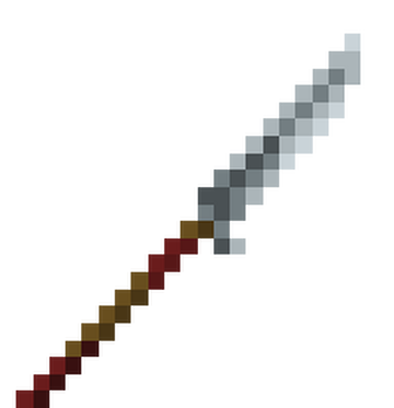 MineCraft Icon 1 4, Stone Sword, brown and gray sword illustration, png