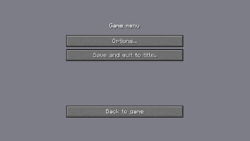 Pause menu in this version.
