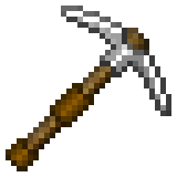 Portachiavi Minecraft - Metal Pickaxe