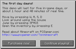 PC Gamer Demo - Minecraft Wiki