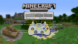 xbox 360 controls minecraft