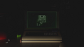The screen showing a mockup of the Commodore Amiga's 'Kickstart'.