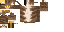 The tabby cat texture with hidden pixels revealed