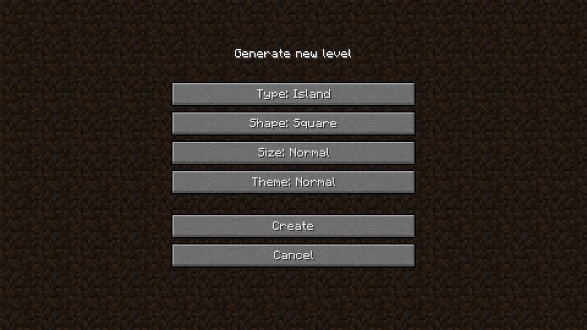 Create New World – Minecraft Wiki