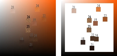 Mc colorblock orangebrown