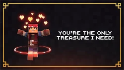 Valorie in the Minecraft Dungeons 2023 Valentine's Day tweet.[5]