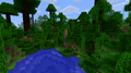 Jeb's first image of the jungle biome.