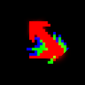 The shine pattern for Ricochet's enchantment icon.