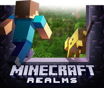 An Ocelot in promotional art for Minecraft Realms.