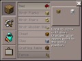 The crafting table GUI in Pocket Edition as of 0.7.6