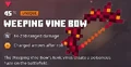The weeping vine bow within the inventory.