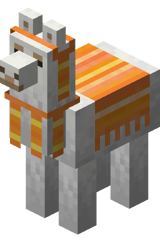 Orange Carpeted Llama