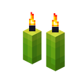 Two Lime Candles (lit).png