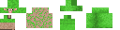 The texture file of a green enchanted sheep.