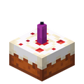 Cake with Magenta Candle.png